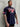 Home Tee in navy and red, gym-to-street tee by Lift The Label, view 3