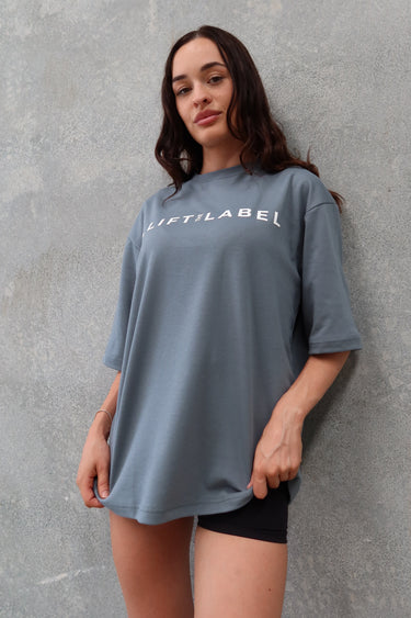 B2B Tee in myrtle green, mens gym tee by Lift The Label, view 3