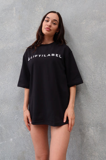 B2B Tee in black, mens gym tee by Lift The Label, view 2