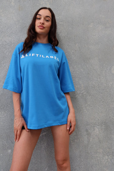 B2B Tee in royal blue, mens gym tee by Lift The Label, view 2