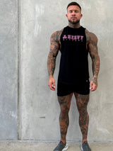 Team Hitter Tank - Black / Hot Pink