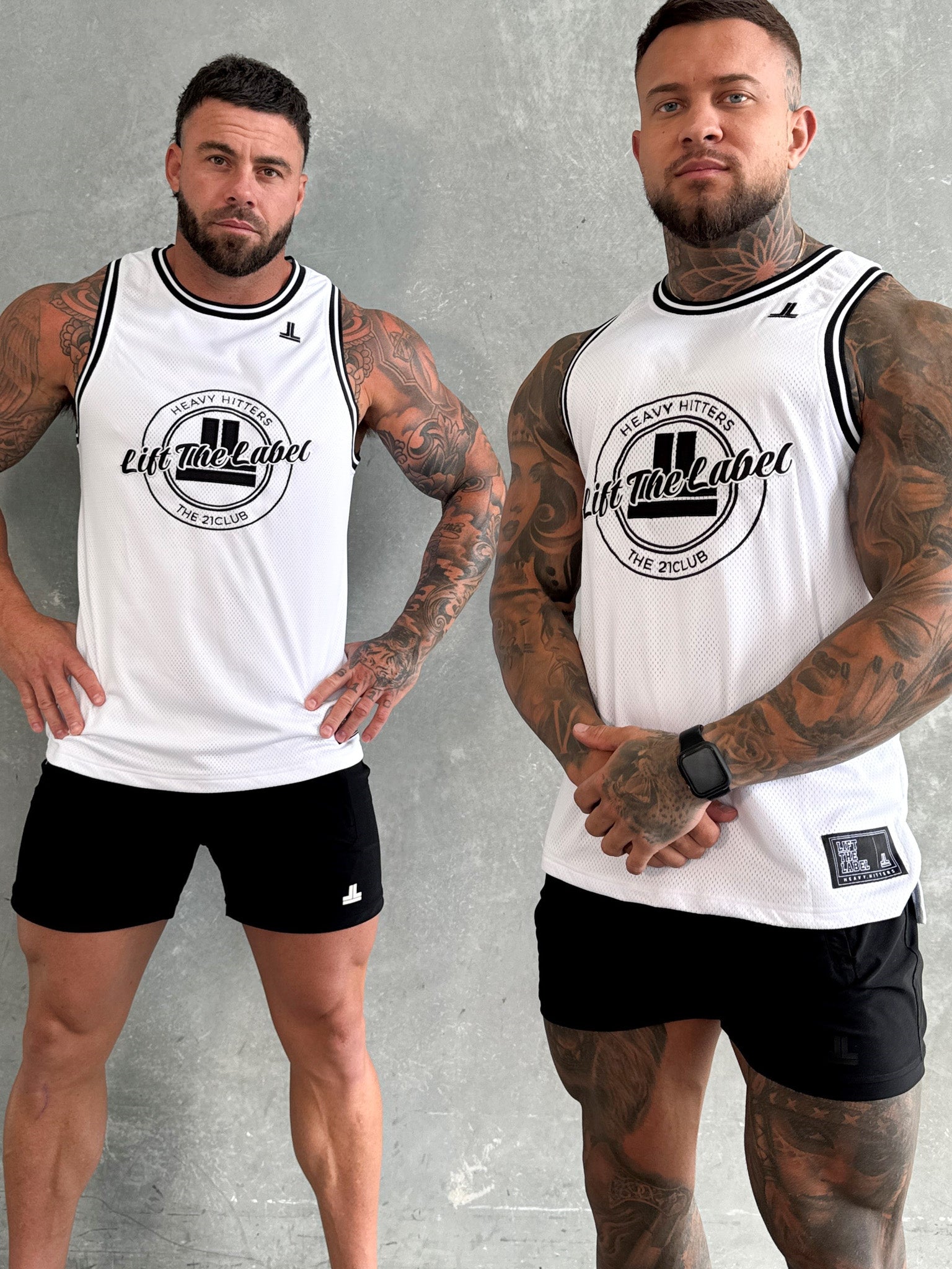 Varsity Jersey Tank - White/Black