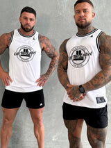 Varsity Jersey Tank - White/Black