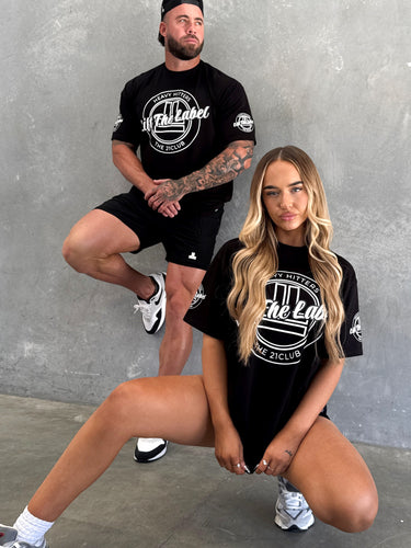 Varsity Tee - Black/White