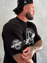 Varsity Tee - Black/White