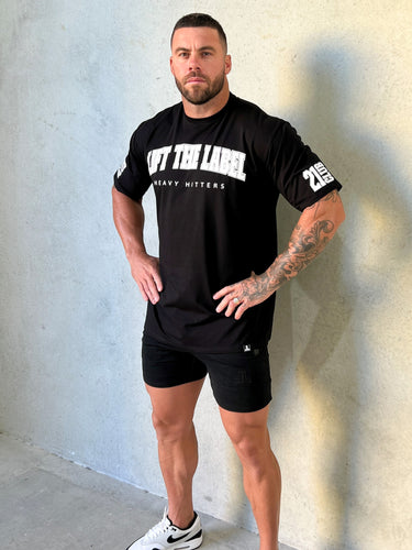 College Tee - Black / White Logos