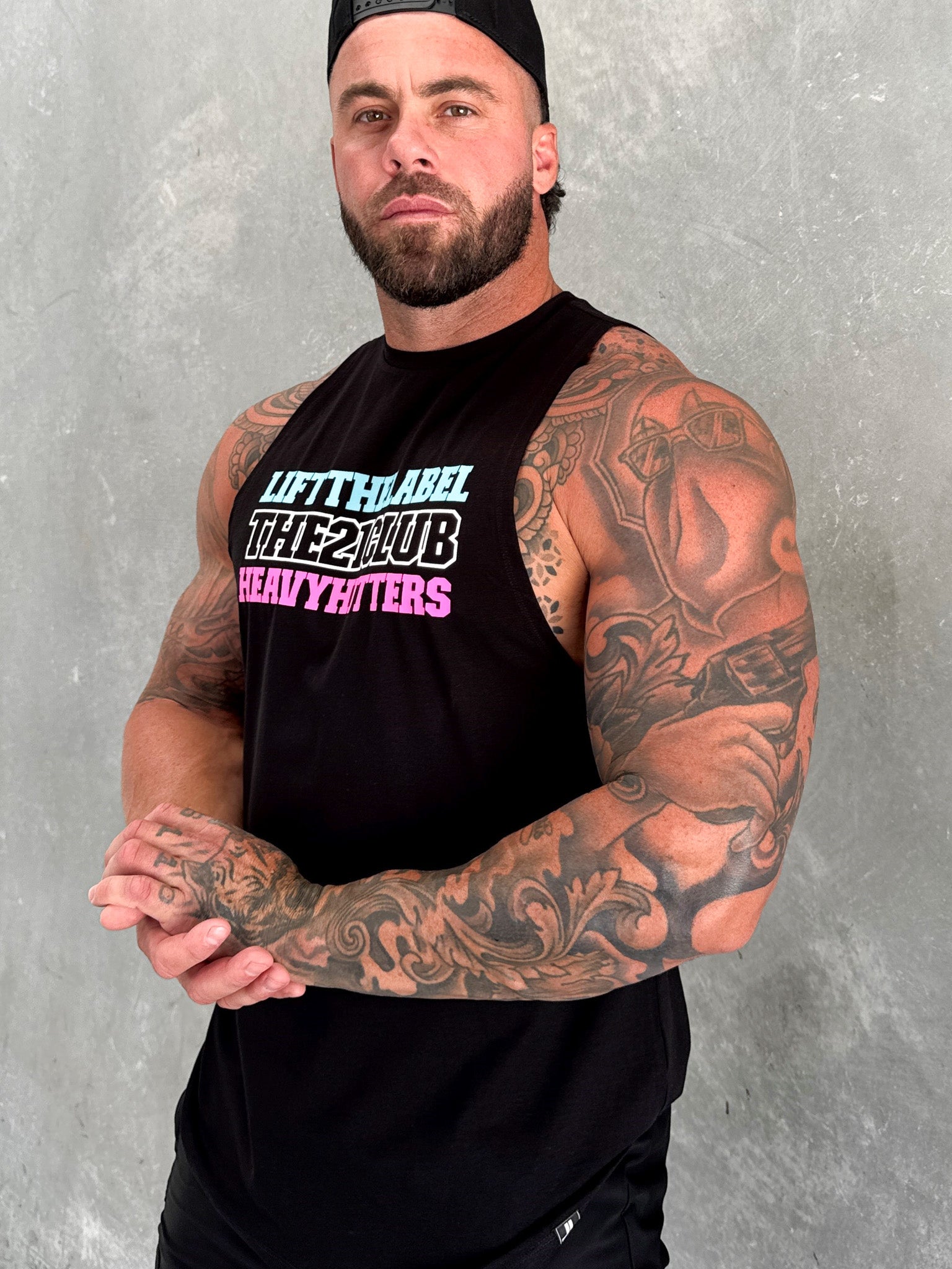 Trademark Tank - Black/Pink/Teal