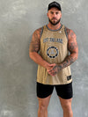 College Logo Jersey Tank - Beige