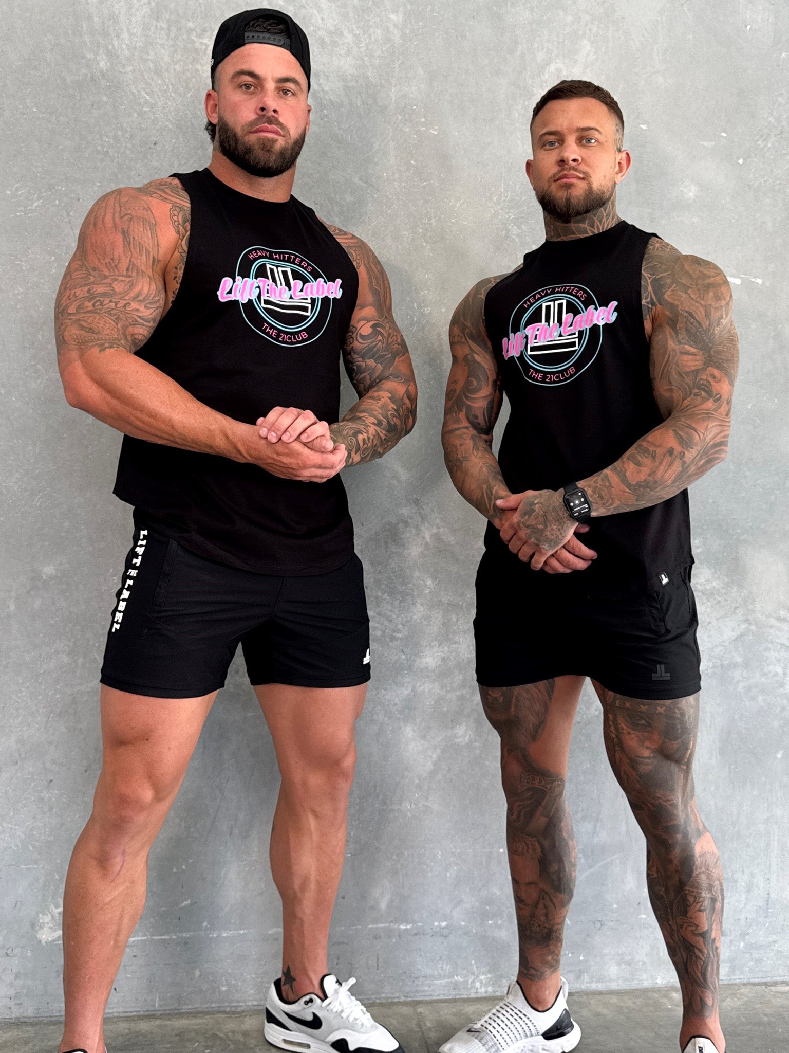 Varsity Tank - Black / Pink / Teal