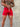 Della Squat Shorts - Red