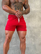 Della Squat Shorts - Red