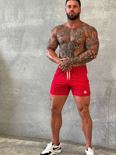 Della Squat Shorts - Red