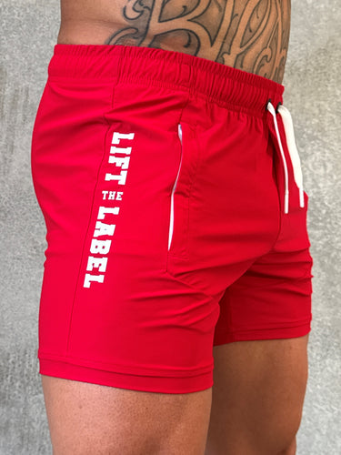 Della Squat Shorts - Red