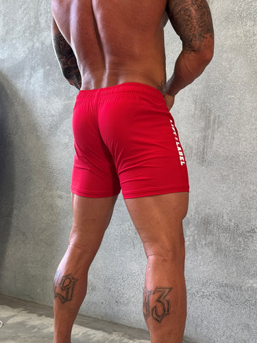 Della Squat Shorts - Red