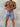 Della Squat Shorts - Stone Blue