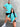Prints Tee in teal, mens gym tee by Lift The Label