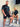 Prints Tee in black and teal, mens gym tee by Lift The Label