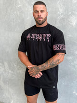 Team Hitter Tee - Black / Pink Logos