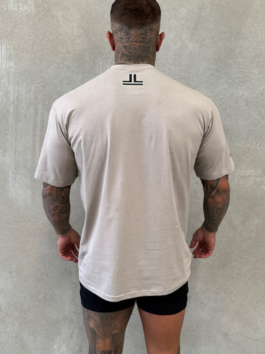 College Tee - Grey Beige