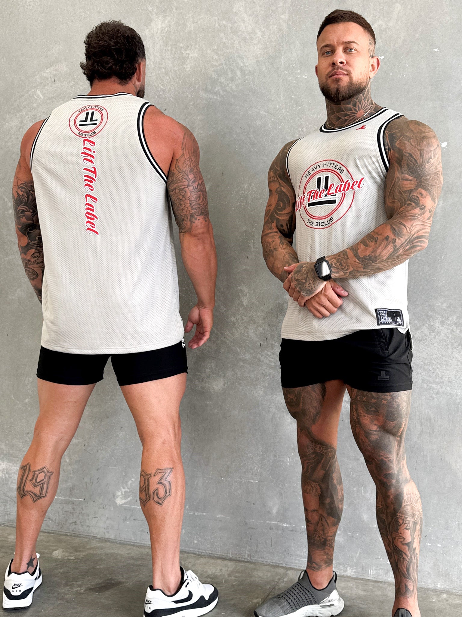 Varsity Jersey Tank - Stone Grey
