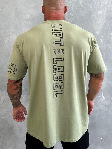 Team Hitter Tee - Lime Green