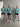 Trademark Jersey Tank - Teal/Black/Pink