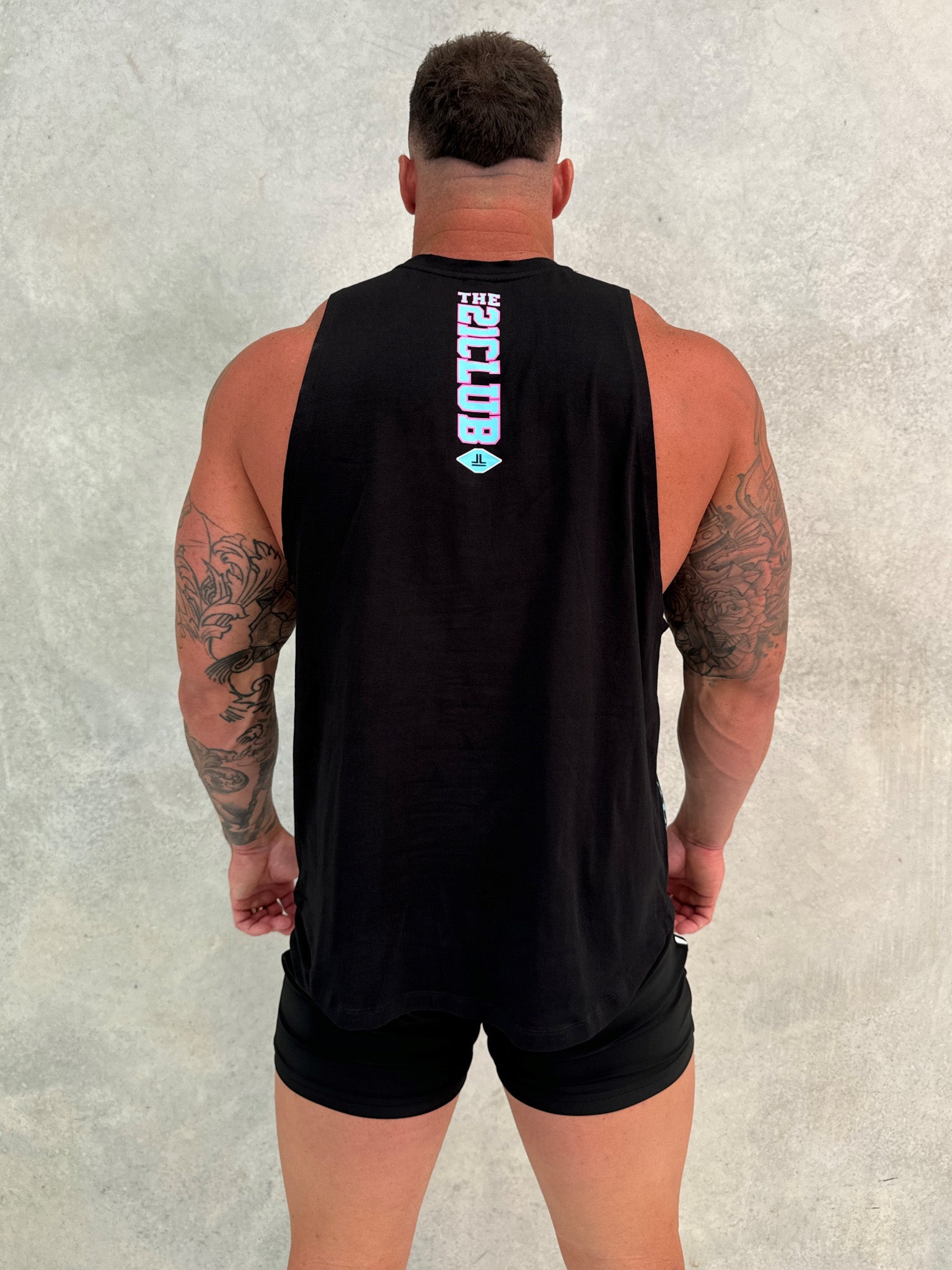 Home Tank - Black / Pink / Teal