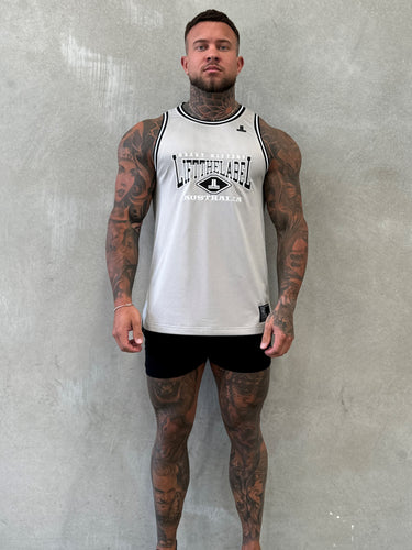 Home Logo Jersey Tank - Stone Grey