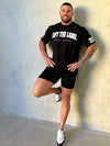 College Tee - Black / Grey