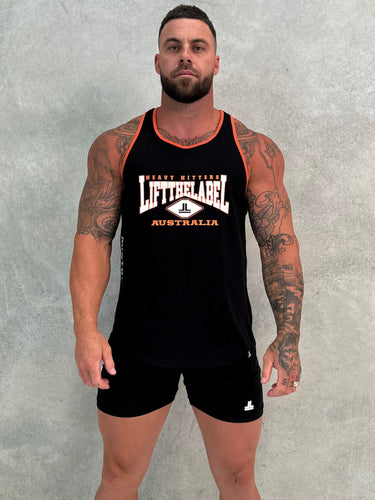 Home T-Back - Black / Orange