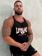 Home T-Back - Black / Orange