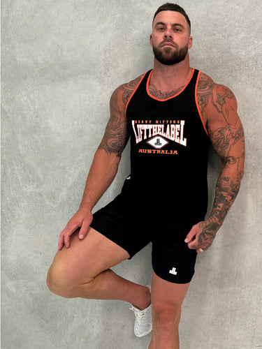 Home T-Back - Black / Orange