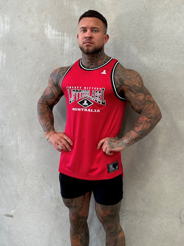 Home Logo Jersey Tank - Red