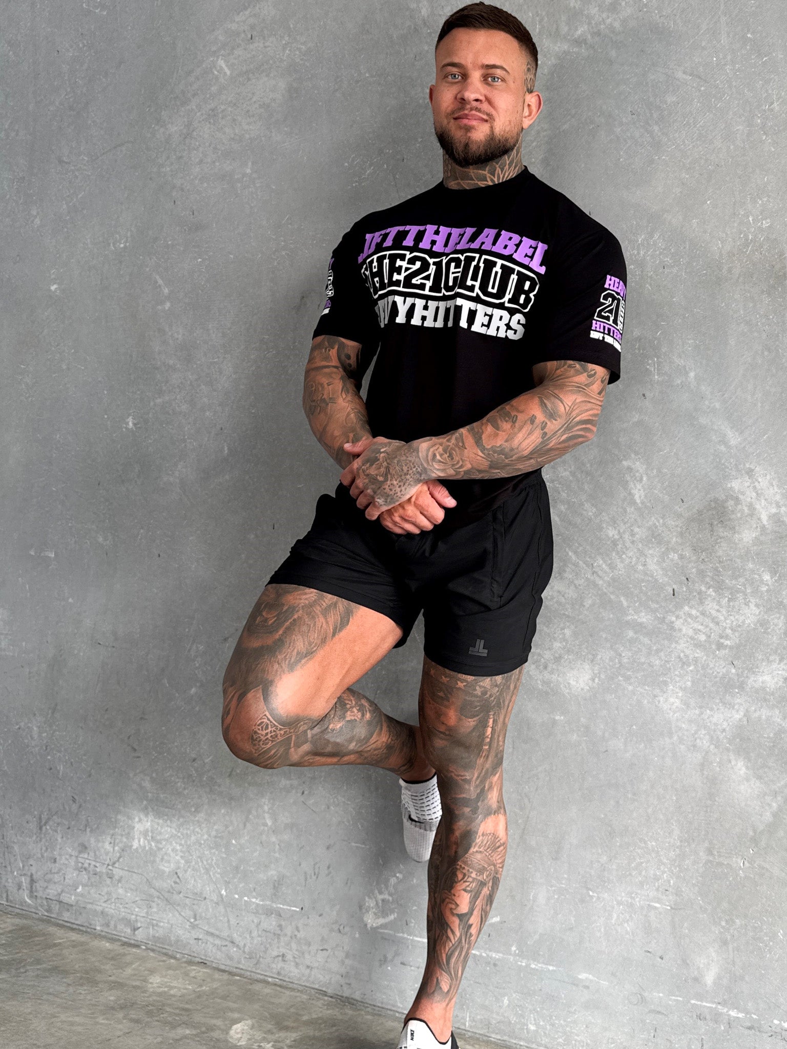 Trademark Tee - Black / Purple  ( Dropping May 8th 6am AWST )