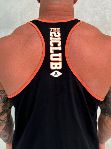 Home T-Back - Black / Orange