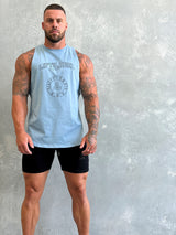 Basic Logo Tank - Light Blue (New Material)
