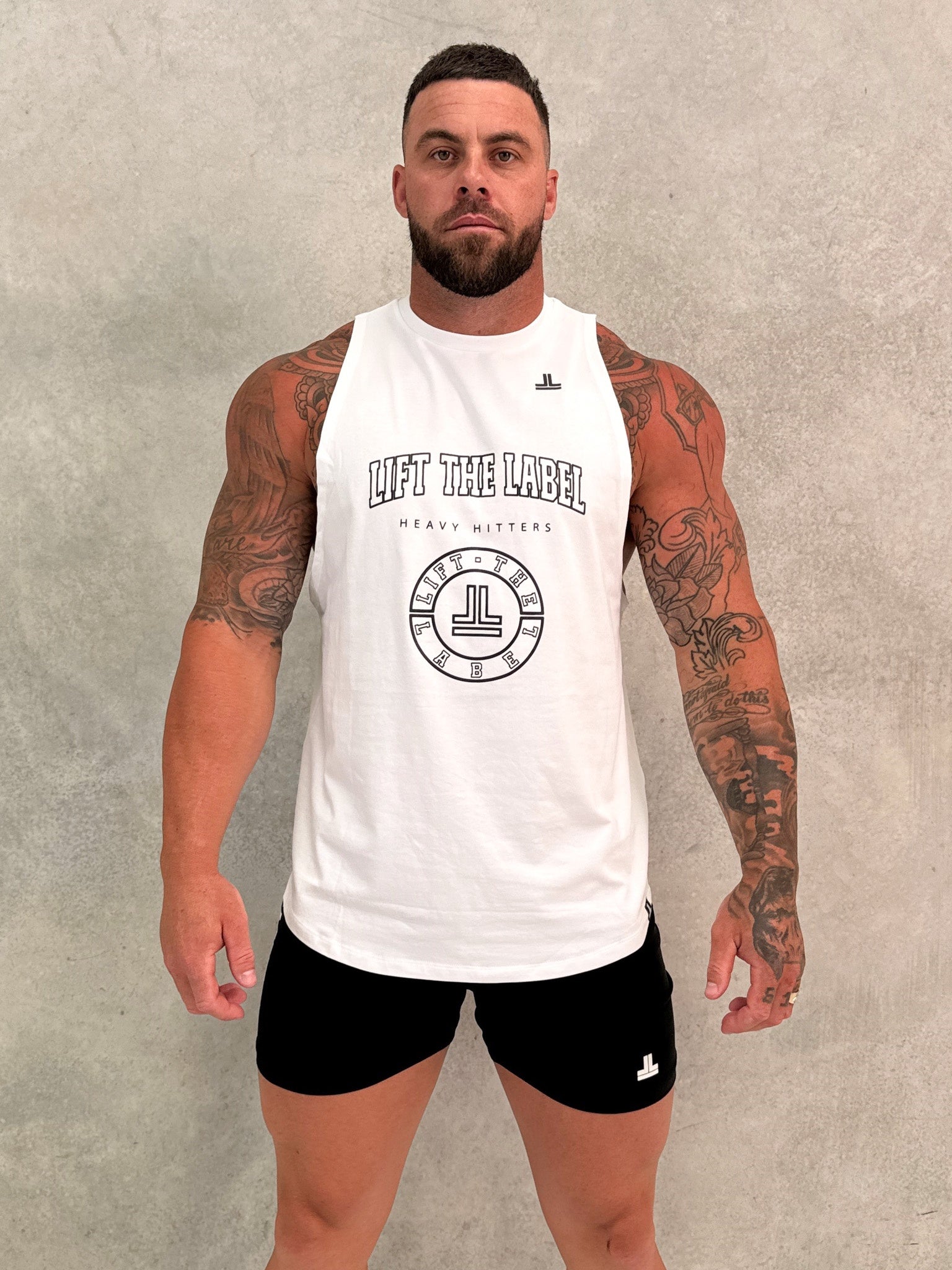 Match Logo Tank - White