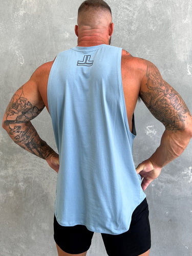 Basic Logo Tank - Light Blue (New Material)