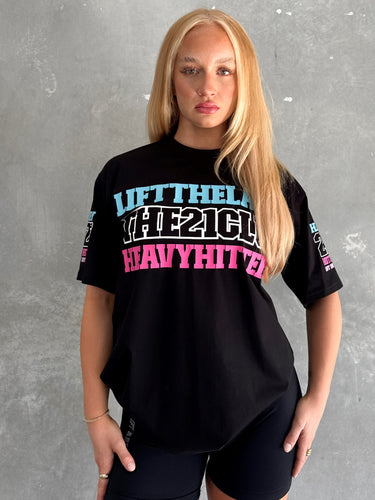 Trademark Tee - Black/Pink/Blue
