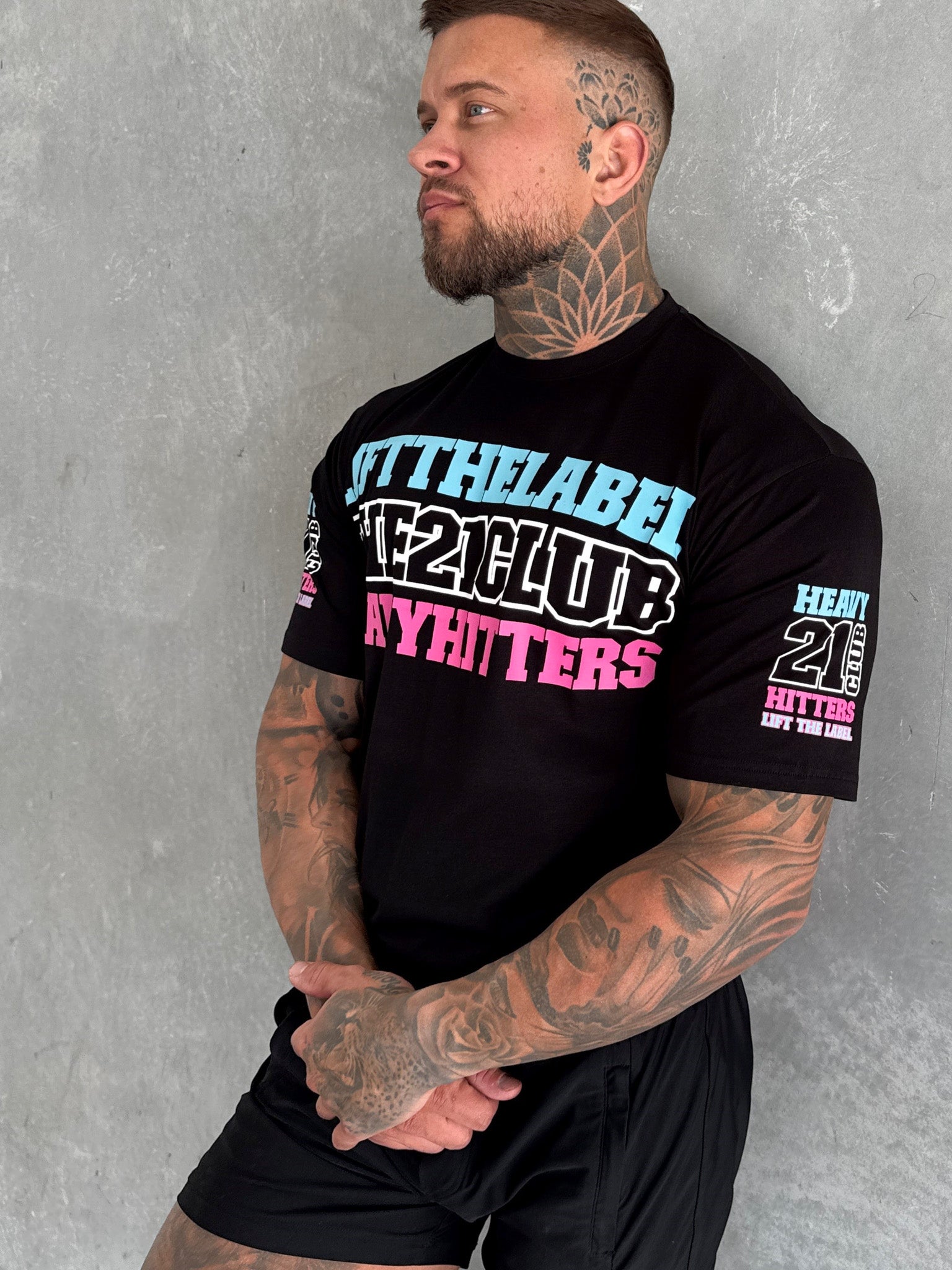 Trademark Tee - Black/Pink/Blue  ( Dropping Early May 8th 6am AWST )