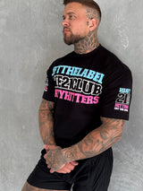 Trademark Tee - Black/Pink/Blue
