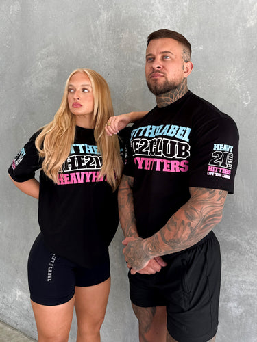 Trademark Tee - Black/Pink/Blue
