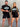 Varsity Tee - Black / Baby Blue