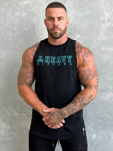 Team Hitter Tank - Black / Teal