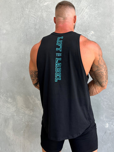 Team Hitter Tank - Black / Teal
