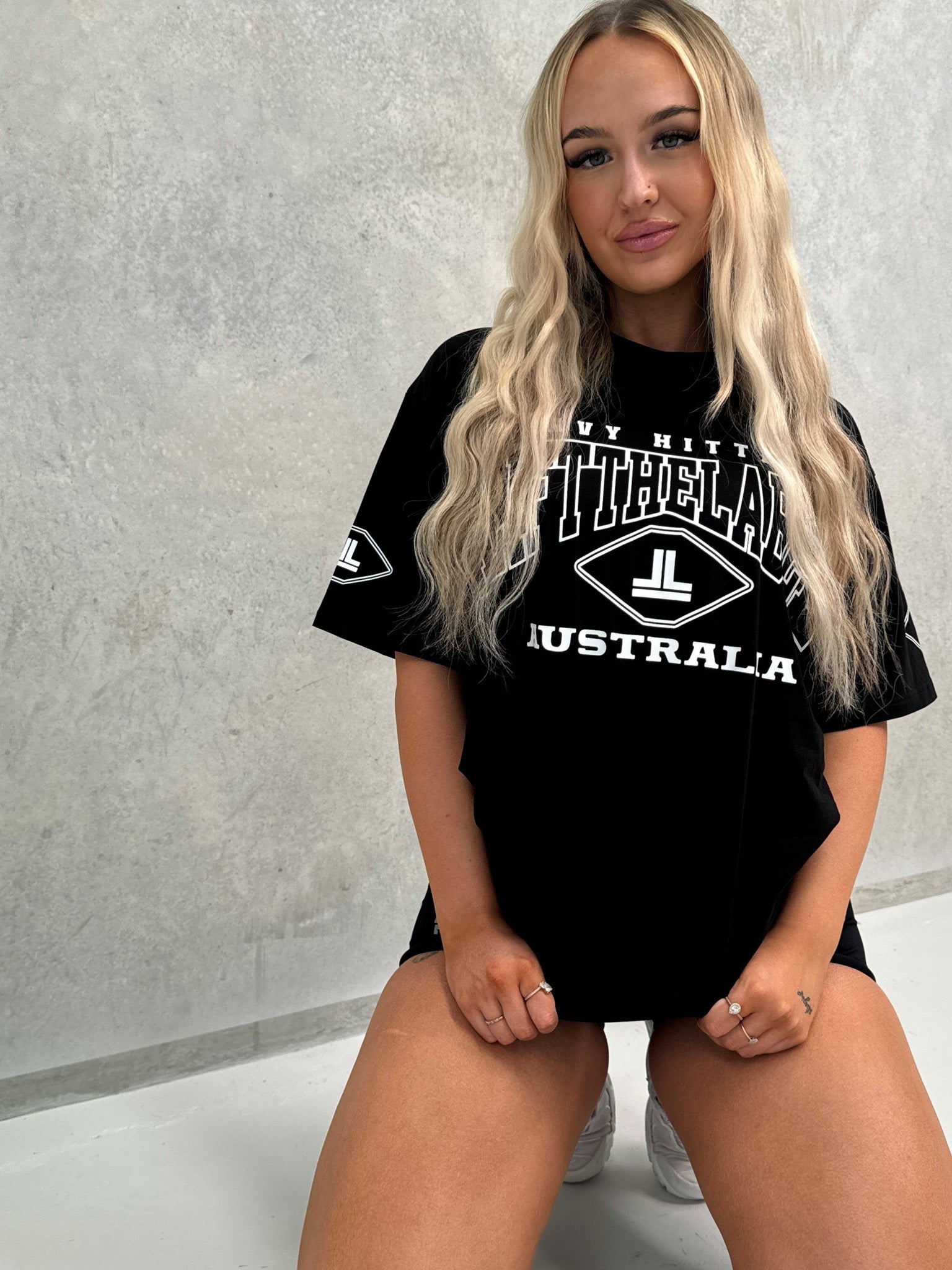 Home Tee - Black / White