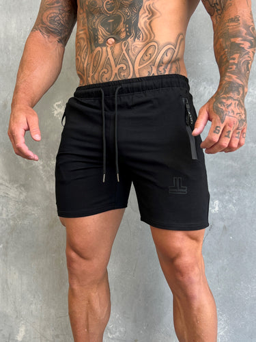 End Fit Tapered Shorts - Black / Black