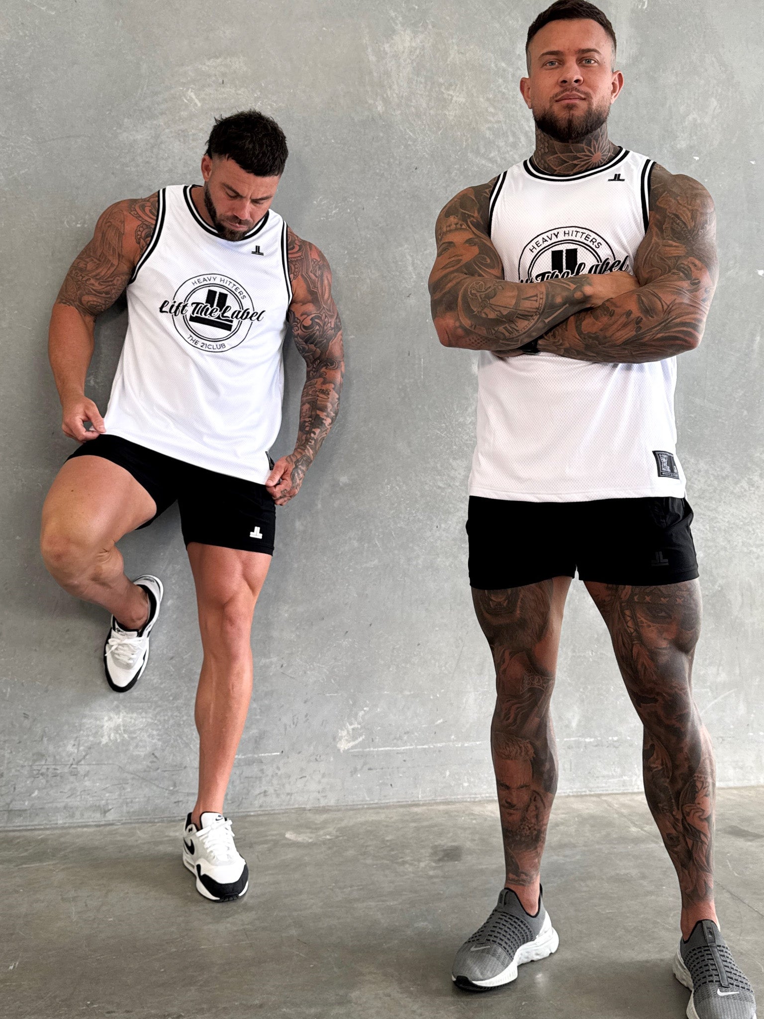 Varsity Jersey Tank - White/Black