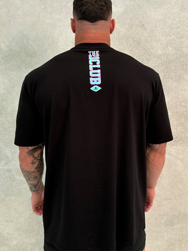 Home Tee -  Black/Pink/Teal