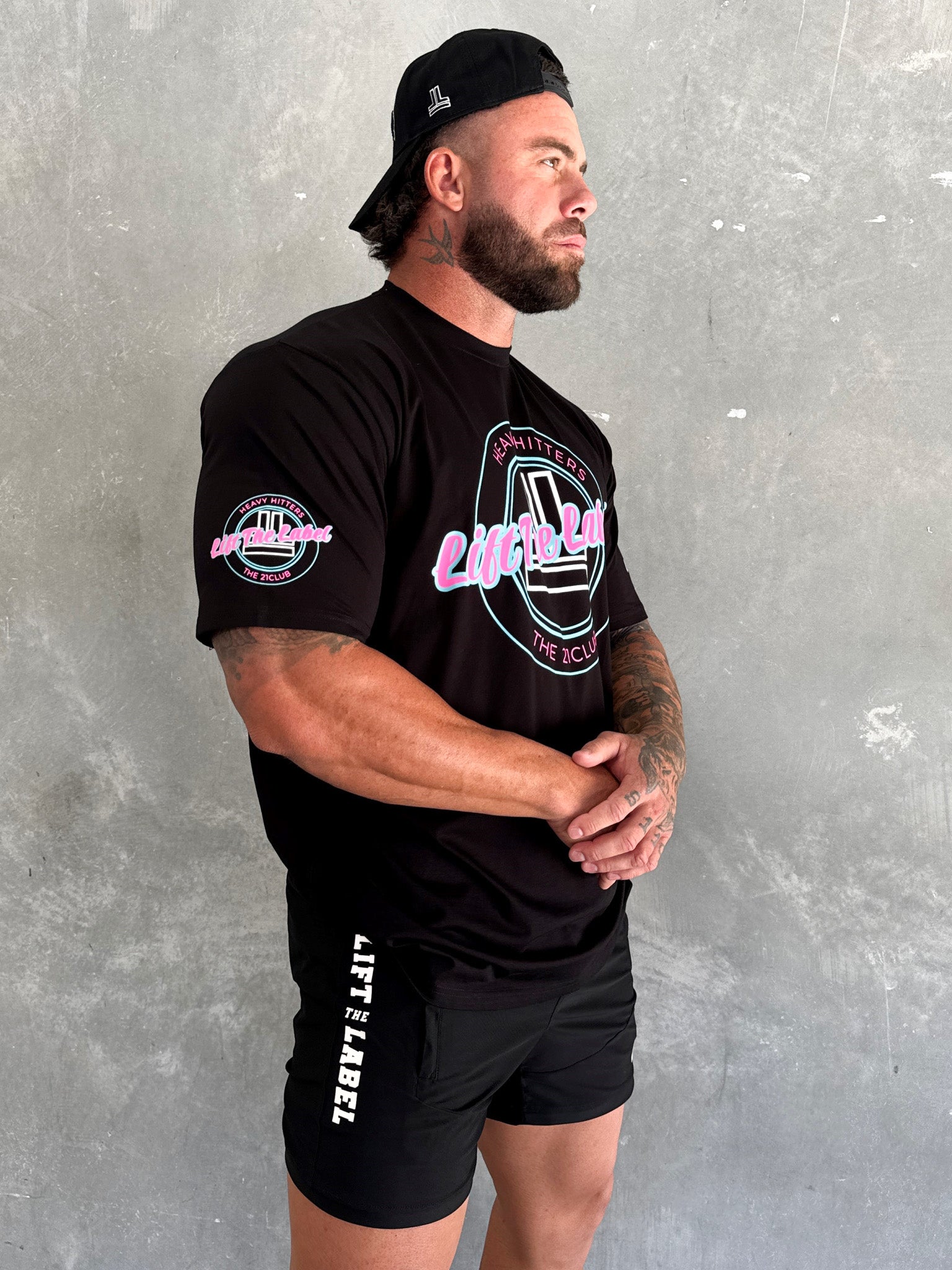 Varsity Tee - Black/Teal/Pink ( Dropping May 8th 6am AWST )